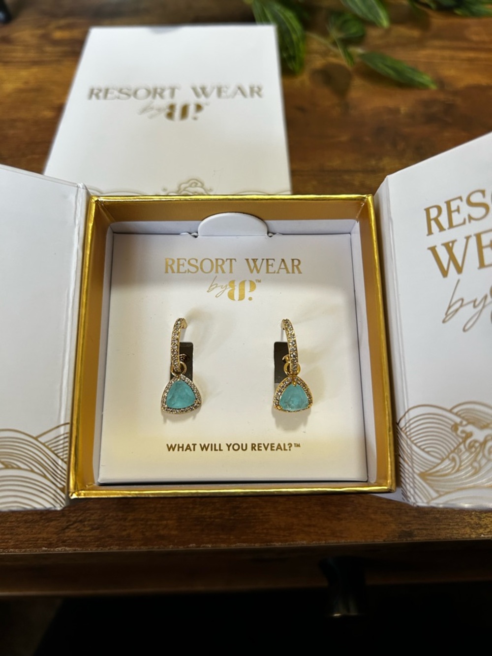 Bomb Party Resort “Perfectly Pastel”, Gold Earrings